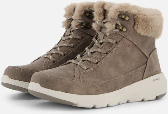 Skechers On The Go Veterboots taupe Synthetisch