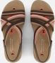 Skechers Reggae Slim Simply Stretch Sandalen Plat donkerbruin - Thumbnail 11