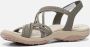 Skechers Sandalen REGGAE SLIM TURN IT UP met elastische riempjes - Thumbnail 12