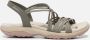 Skechers Sandalen REGGAE SLIM TURN IT UP met elastische riempjes - Thumbnail 10