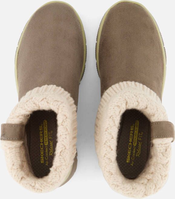 Skechers Relaxed Easy Going Enkellaarsjes taupe