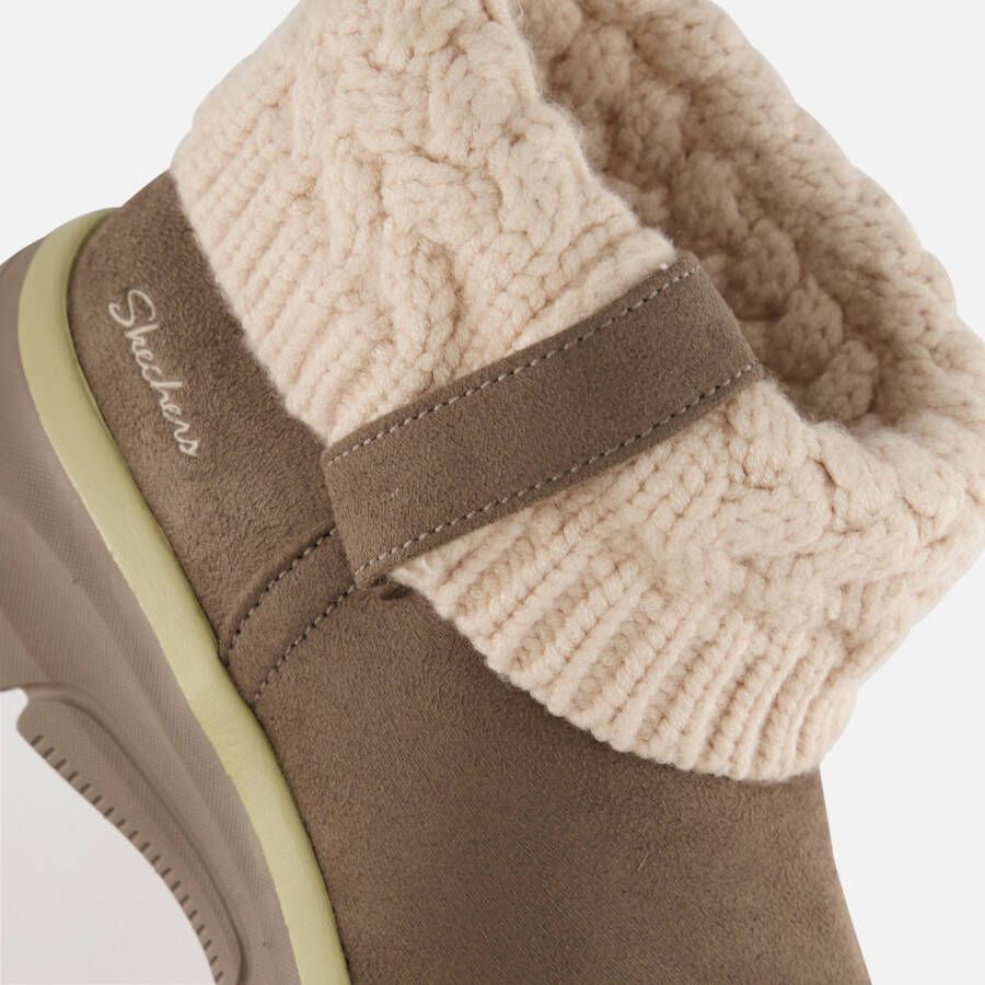 Skechers Relaxed Easy Going Enkellaarsjes taupe