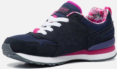 Skechers Retrospect sneakers blauw Textiel 41202