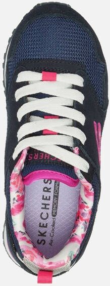 Skechers Retrospect sneakers blauw Textiel 31202