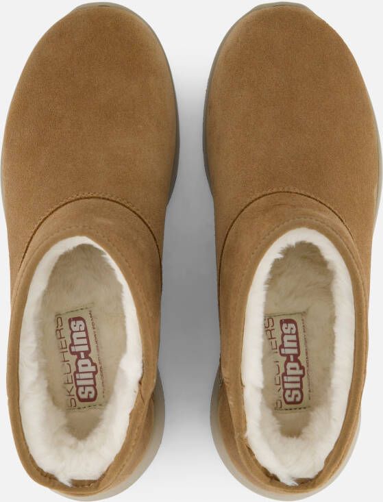 Skechers Slip-Ins On The Go Enkellaarsjes cognac