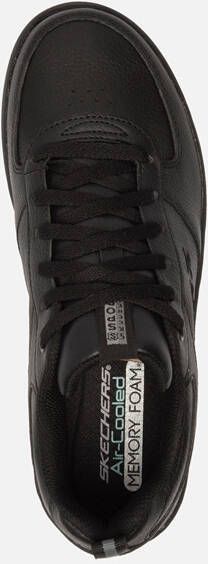 Skechers Sport Court 92 sneakers zwart Leer 102221