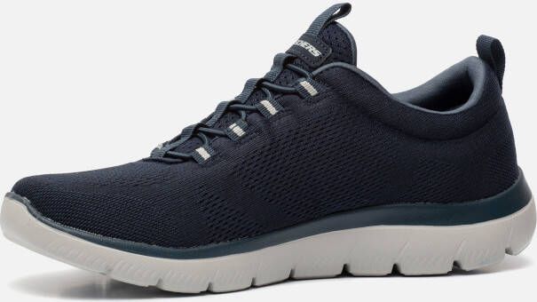 Skechers Summits Sneakers blauw Textiel