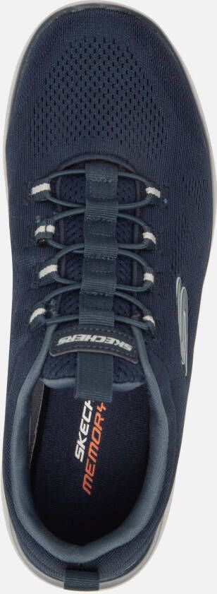 Skechers Summits Sneakers blauw Textiel