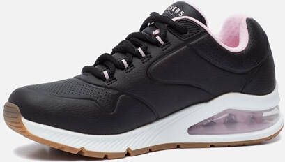 Skechers Uno 2nd Best Sneaker Zwart Roze Zwart Dames