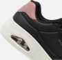 Skechers Uno Court Sneakers zwart Synthetisch Dames - Thumbnail 6