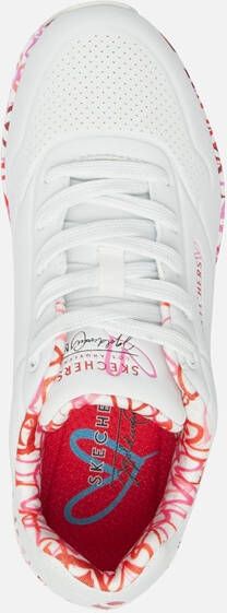 Skechers Uno Loving Love sneakers wit