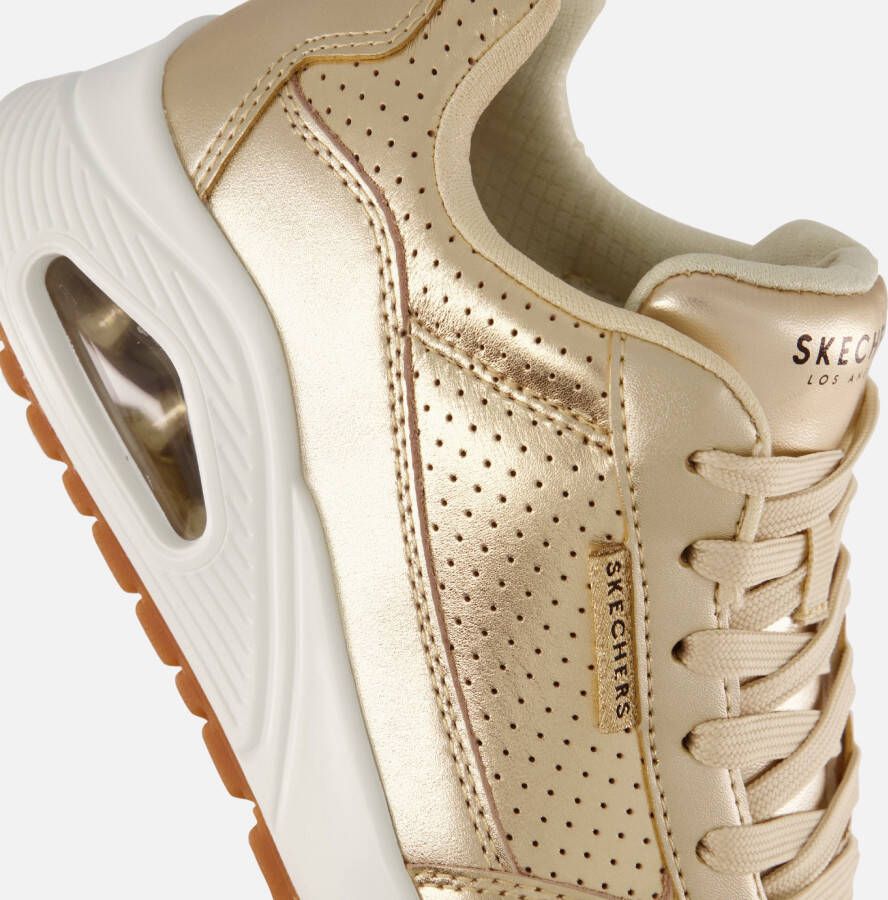 Skechers Uno Metallixs Sneakers goud Synthetisch