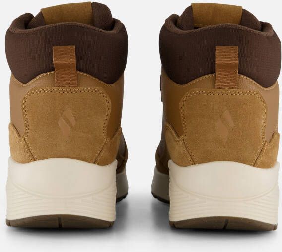 Skechers Uno Mid Veterschoenen cognac Suede