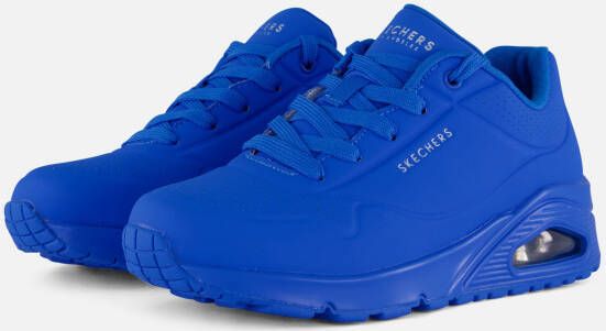 Skechers Uno Night Sneakers blauw Synthetisch