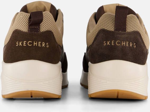 Skechers Uno-Retro One Sneakers bruin Suede