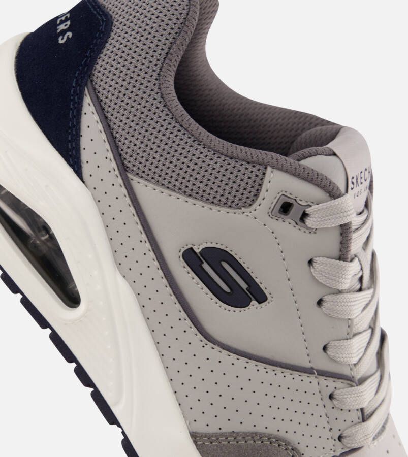 Skechers Uno Retro One Sneakers grijs Leer