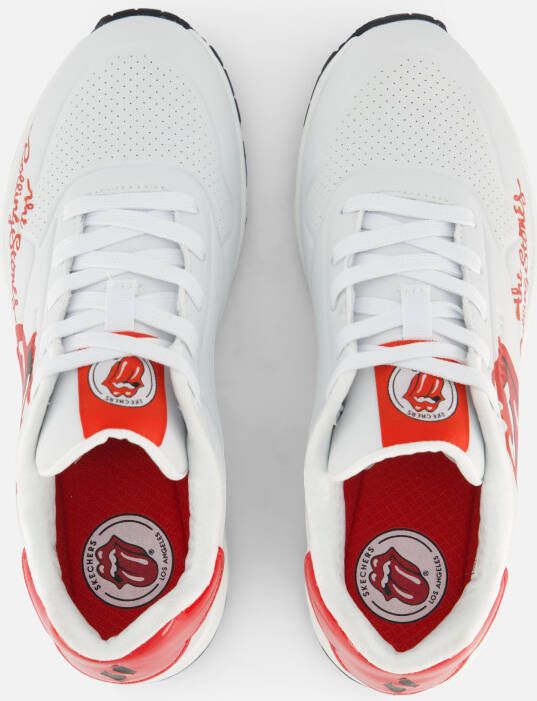 Skechers Uno Rolling Stones Sneakers wit