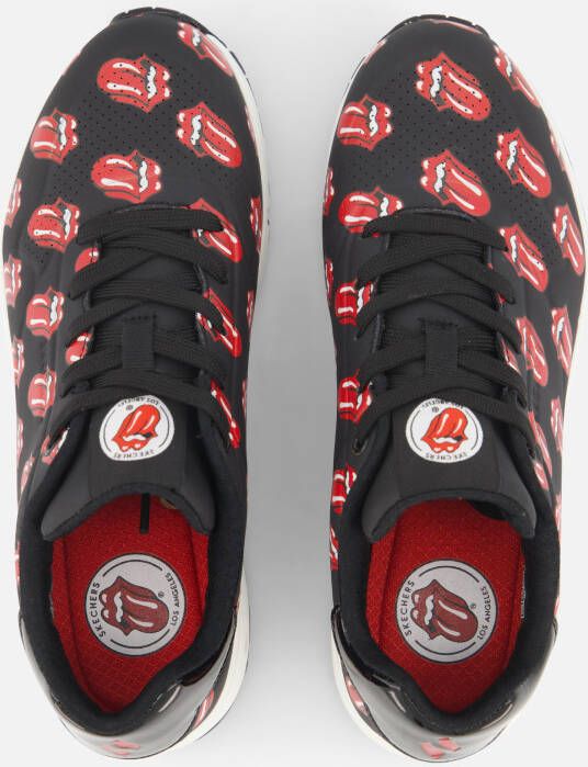 Skechers Uno Rolling Stones Sneakers zwart