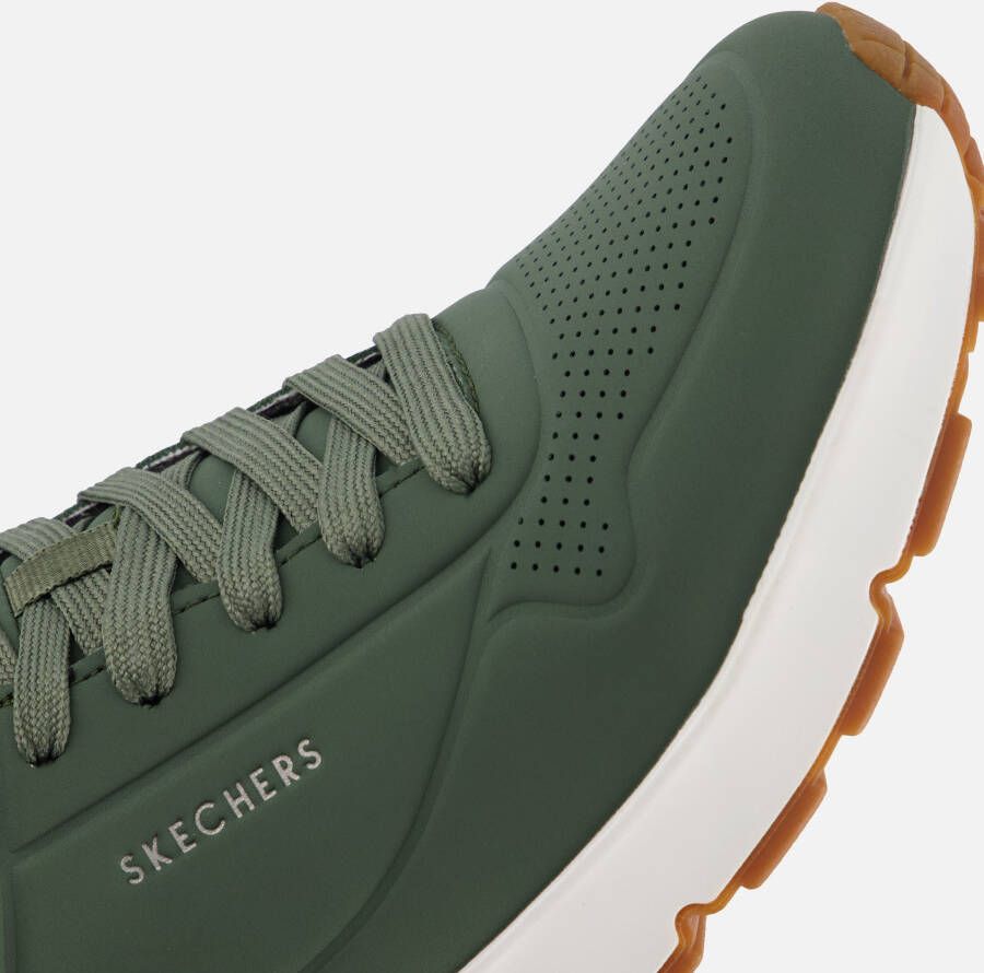 Skechers Uno Stand On Air groen Imitatieleer