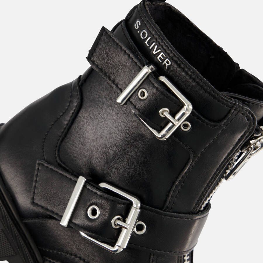 s.Oliver Biker boots zwart Synthetisch