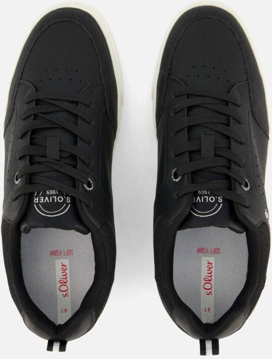 s.Oliver Sneakers zwart Imitatieleer