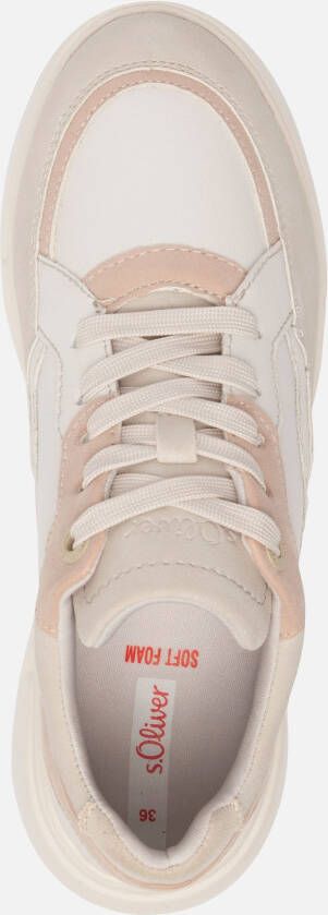 s.Oliver Vegan sneakers beige Synthetisch