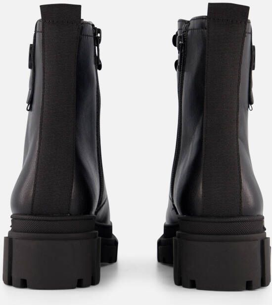 s.Oliver Vegan veterboots zwart