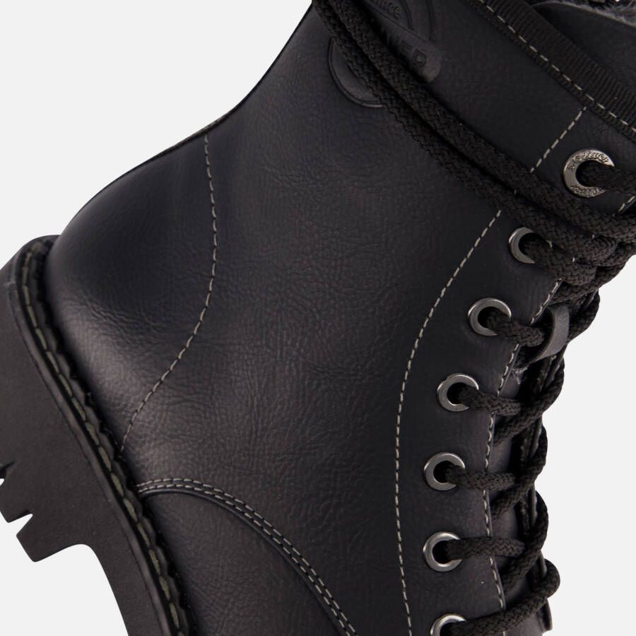 s.Oliver Veterboots zwart Synthetisch