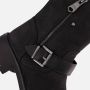 Super Cracks Supercracks gevoerde dames biker boots zwart - Thumbnail 10