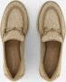 Tamaris Vegan geweven loafer met bruine accenten Beige Dames - Thumbnail 10