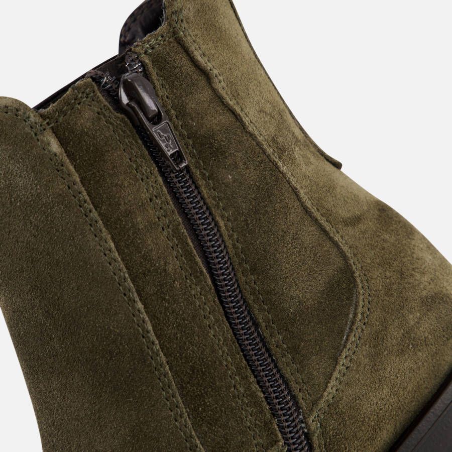 tamaris Chelsea boots groen Leer