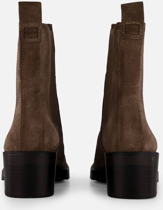 tamaris Chelsea boots taupe Textiel