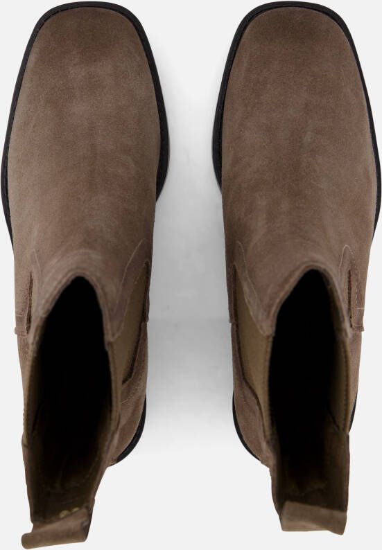 tamaris Chelsea boots taupe Textiel