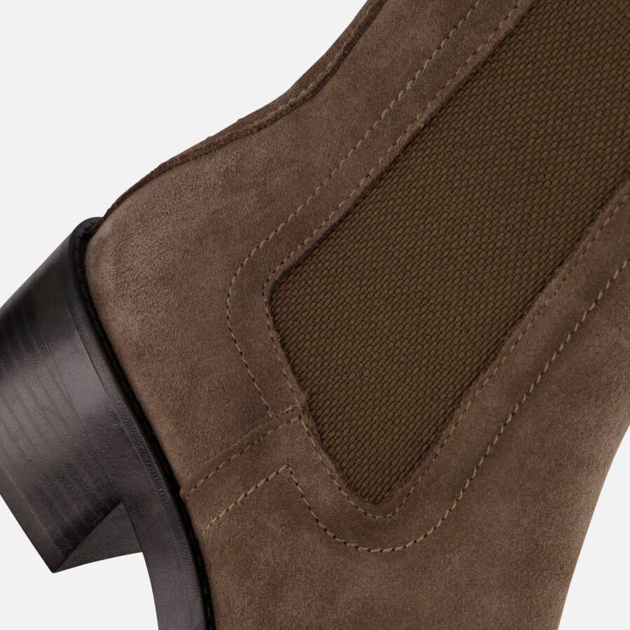 tamaris Chelsea boots taupe Textiel