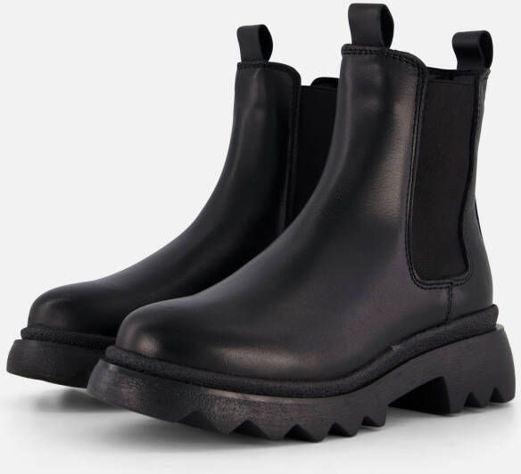 tamaris Chelsea boots zwart Leer