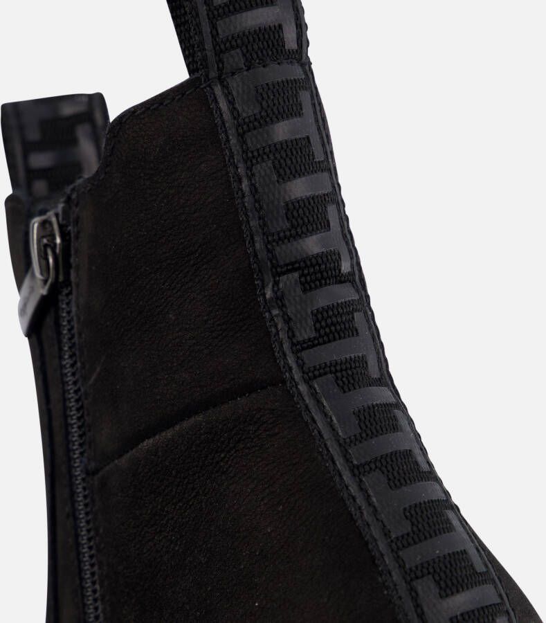 tamaris Chelsea boots zwart Leer