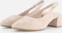 Tamaris Comfort Slingback Pumps beige Leer - Thumbnail 19