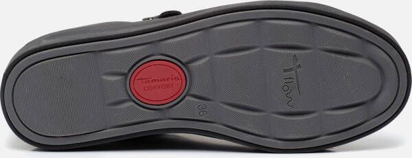 tamaris Comfort Sneakers zwart Leer