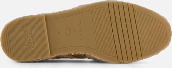 tamaris Espadrilles beige Textiel