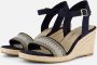 Tamaris Espadrilles blauw Textiel Dames - Thumbnail 6