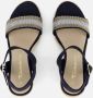 Tamaris Espadrilles blauw Textiel Dames - Thumbnail 7