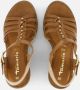 Tamaris Comfortabele sleehak sandalen met stijlvolle details Brown Dames - Thumbnail 6