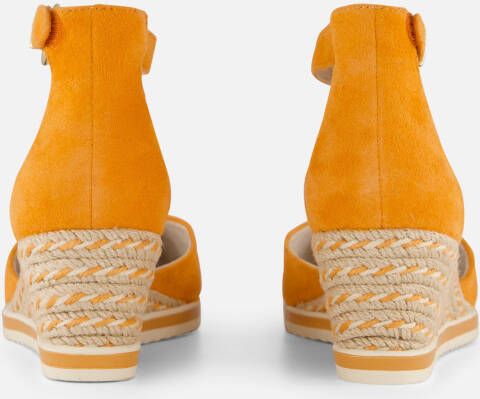 tamaris Espadrilles oranje Leer