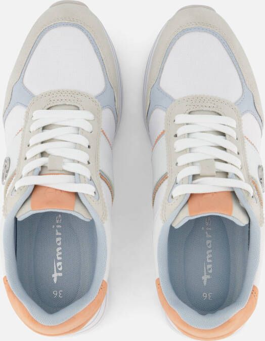 tamaris Essentials Sneakers beige Textiel