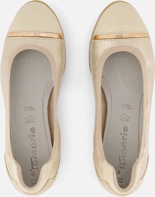 tamaris Joya Ballerina's goud Synthetisch