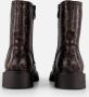 Tamaris Leopard Veterboots zwart Textiel - Thumbnail 7