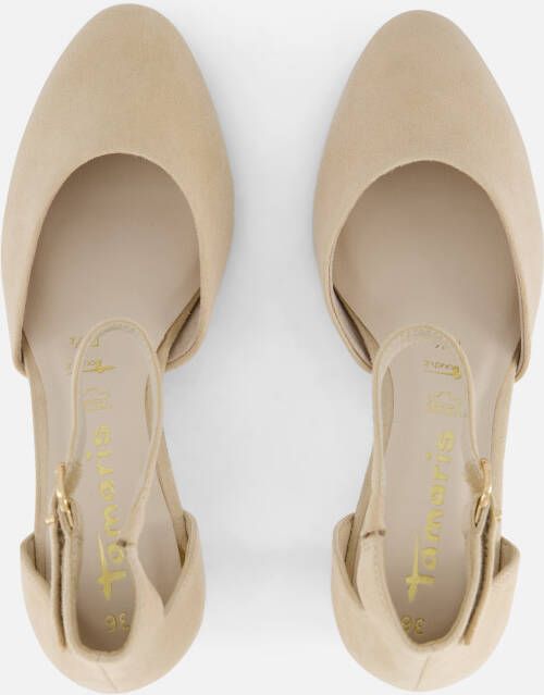 tamaris Pumps beige Leer