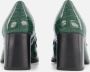 Tamaris Groene Krokodillenprint Pump Green Heren - Thumbnail 5