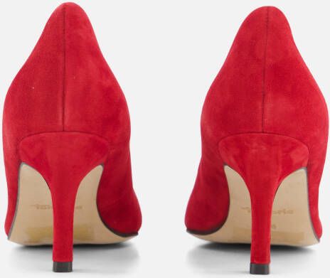 tamaris Pumps rood Suede