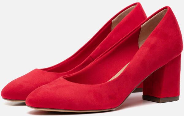 tamaris Pumps rood Textiel